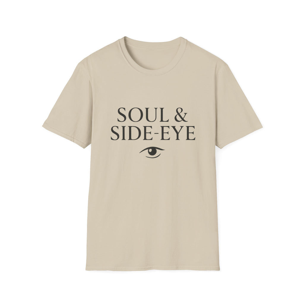 Soul & Side-Eye Minimalist Eye (Black) T-Shirt