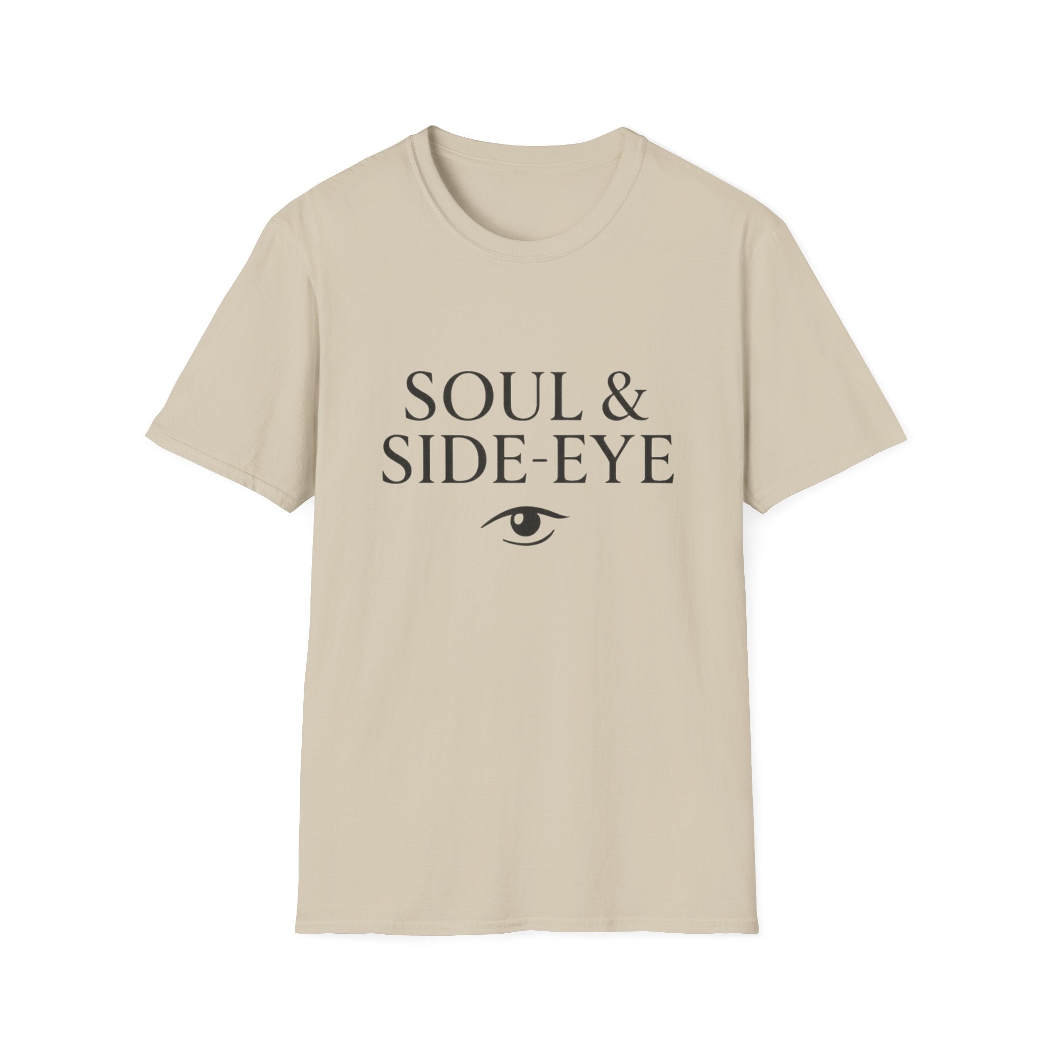 Soul & Side-Eye Minimalist Eye (Black) T-Shirt
