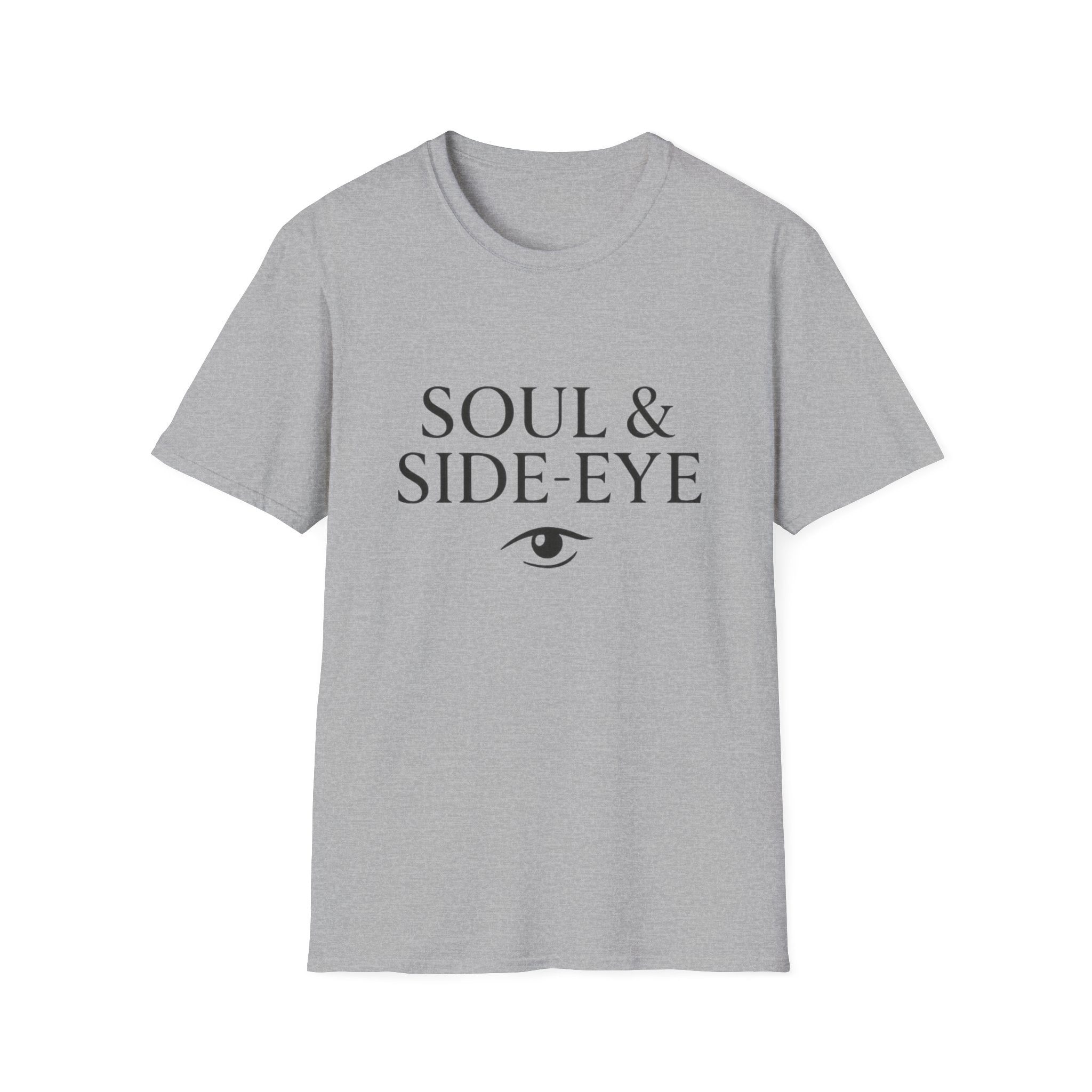 Soul & Side-Eye Minimalist Eye (Black) T-Shirt