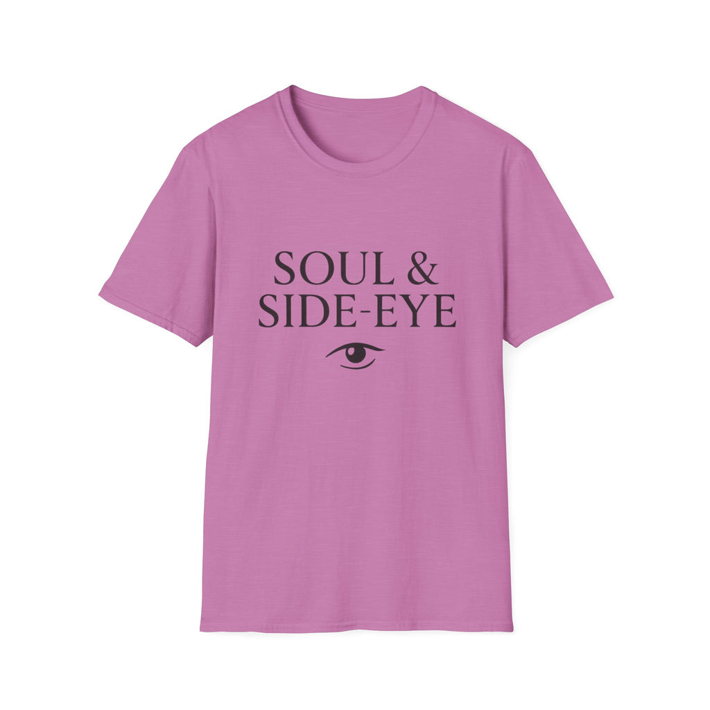 Soul & Side-Eye Minimalist Eye (Black) T-Shirt