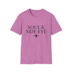 Soul & Side-Eye Minimalist Eye (Black) T-Shirt