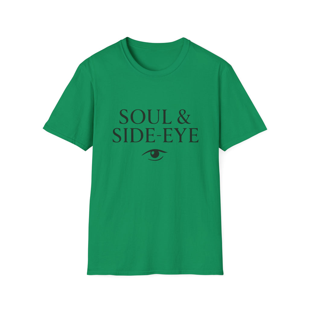 Soul & Side-Eye Minimalist Eye (Black) T-Shirt
